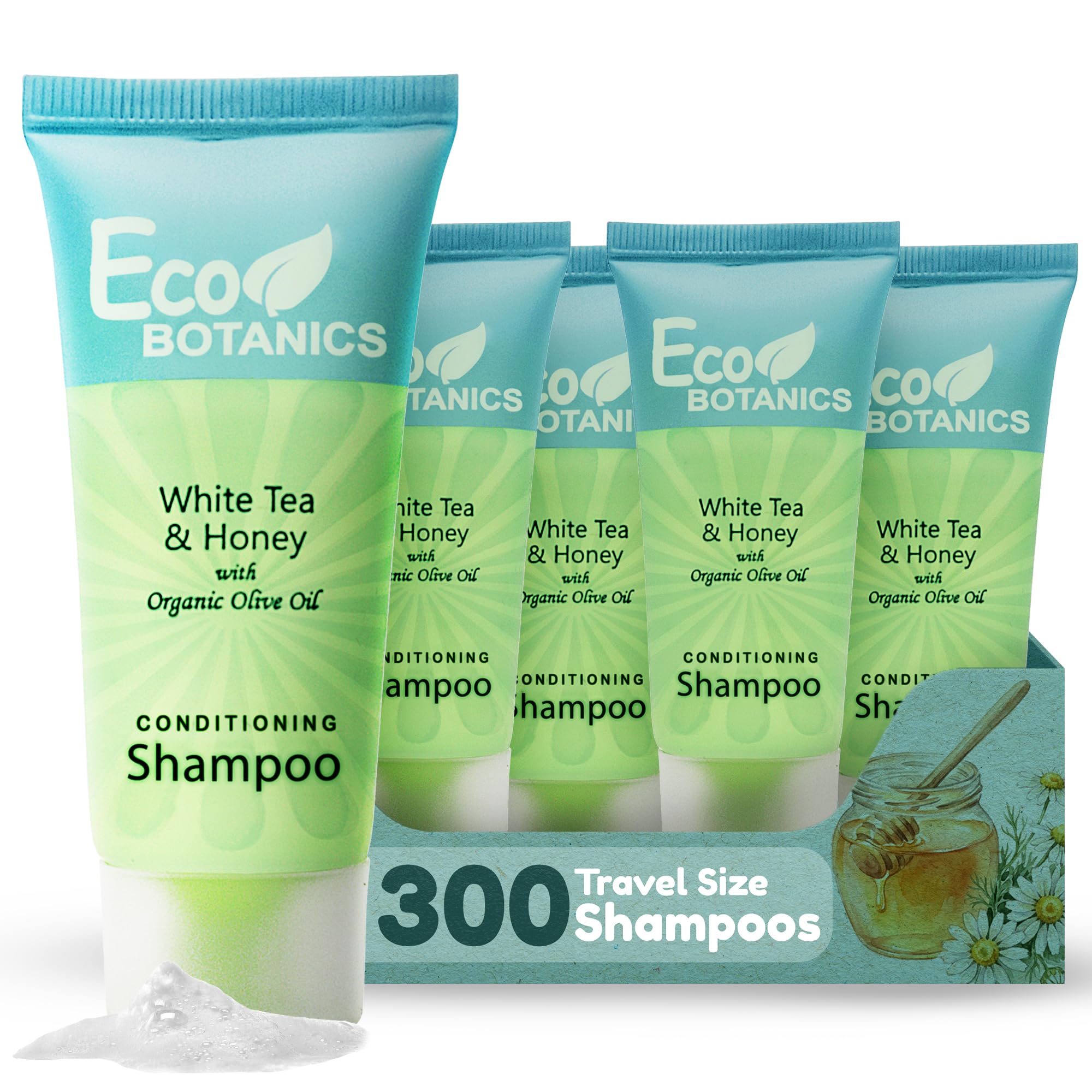 Amazon.com : Eco Botanics Travel Size Hotel Shampoo 300 Count 0.85